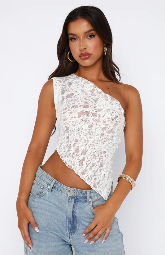 Luise - Lace Top with Back Details